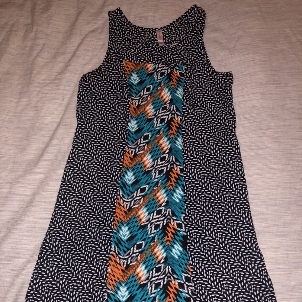 Xhiliration Pattern Dress $10